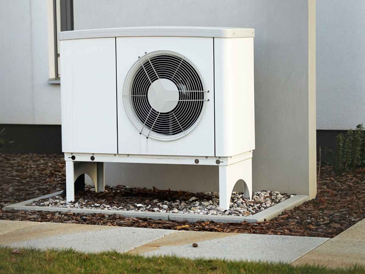 Two outdoor air conditioning units
